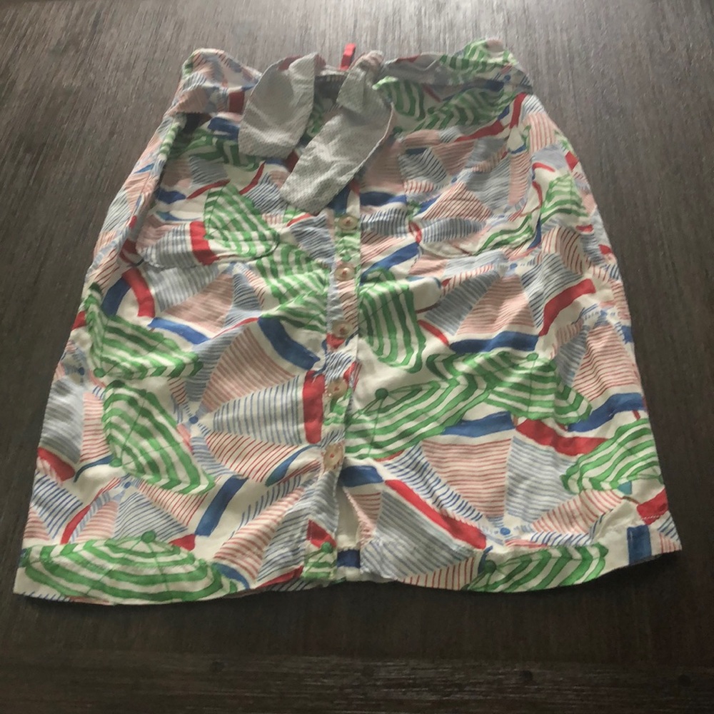 Skirt with beautiful summer pattern